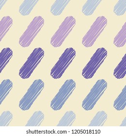 Seamless abstract geometric pattern. Brushwork. Hand hatching. Scribble texture. Mosaic texture. Can be used for wallpaper, textile, invitation card, wrapping, web page background.