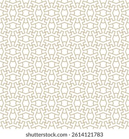 Seamless abstract geometric pattern in Chinese style