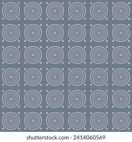 Seamless abstract geometric pattern with circles for fabric web page surface textures wrapping paper Vector illustration