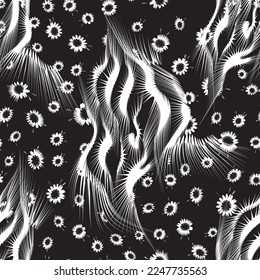 Patrón geométrico abstracto sin inconvenientes. Ola colorida, patrón texturizado de colores. Patrón de arte de doodle creativo
