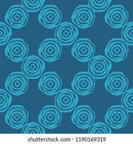 Seamless abstract geometric pattern. Decorative roses. Mosaic texture. Can be used for wallpaper, textile, invitation card, wrapping, web page background.