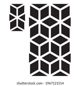 Fondo vectorial de diseño de patrones geométricos abstractos y sin inconvenientes