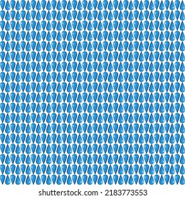Seamless abstract geometric pattern. Drops. Blue, navy blue, white. Rain. Flat. Vector illustration.  Symmetrical square ornament.  Design for textile fabrics, wrapping paper, wallpaper, cover.