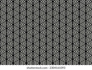 Patrón geométrico abstracto sin inconvenientes para tela, fondo, diseño de superficie, embalaje Ilustración vectorial
