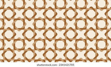 Patrón geométrico abstracto sin inconvenientes para tela, fondo, diseño de superficie, embalaje Ilustración vectorial