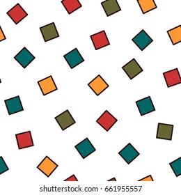 Seamless abstract geometric pattern fashion 80-90s. It can be used in printing, website background and fabric design.