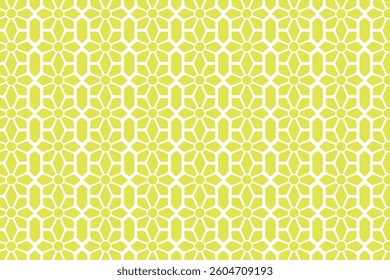 Seamless abstract geometric pattern. floral geometric seamless pattern. Vector Illustration.