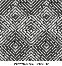 nahtlos abstraktes geometrisches Muster auf Grau und Schwarz