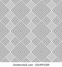 Seamless abstract geometric pattern. Illusion background.