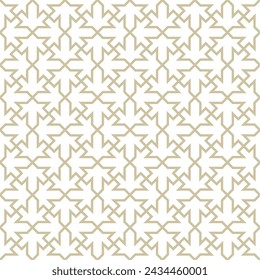 Seamless abstract geometric pattern in Islamic style