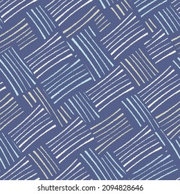 Seamless abstract geometric pattern of jumbled stripes.
