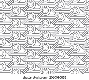 nahtlos abstraktes geometrisches Muster mit Linie. Design für Dekoration und Druck.