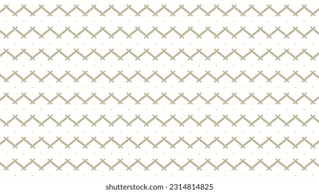 Seamless abstract geometric pattern with lines for fabric, banners, surface design, packaging, background Vector illustration