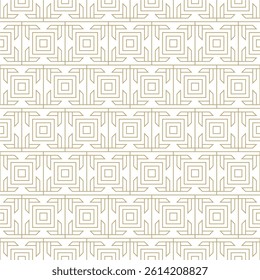 Seamless abstract geometric pattern in modern style