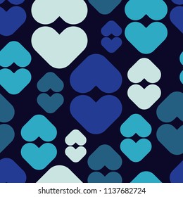 Seamless abstract geometric pattern. Mosaic texture. Textile rapport.