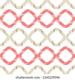 Seamless abstract geometric pattern. Mosaic texture. Brushwork. Hand hatching. Scribble texture. Textile rapport.