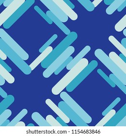 Seamless abstract geometric pattern. Mosaic texture. Dynamic shapes composition. Textile rapport.