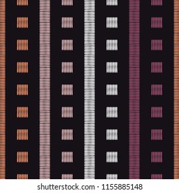 Seamless abstract geometric pattern. Mosaic texture. Brushwork. Hand hatching. Scribble texture. Textile rapport.