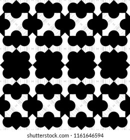 Seamless abstract geometric pattern. Mosaic texture. Brushwork. Hand hatching. Scribble texture. Textile rapport.