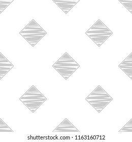 Seamless abstract geometric pattern. Mosaic texture. Brushwork. Hand hatching. Scribble texture. Textile rapport.