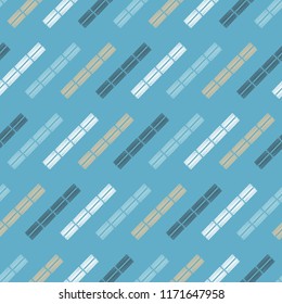 Seamless abstract geometric pattern. Mosaic texture. Brushwork. Hand hatching. Scribble texture. Textile rapport.