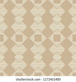 Seamless abstract geometric pattern. Mosaic texture. Brushwork. Hand hatching. Scribble texture. Textile rapport.