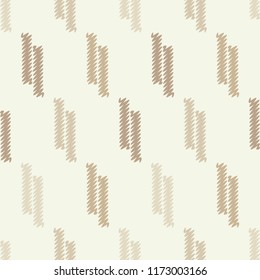Seamless abstract geometric pattern. Mosaic texture. Brushwork. Hand hatching. Scribble texture. Textile rapport.