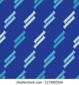 Seamless abstract geometric pattern. Mosaic texture. Brushwork. Hand hatching. Scribble texture. Textile rapport.