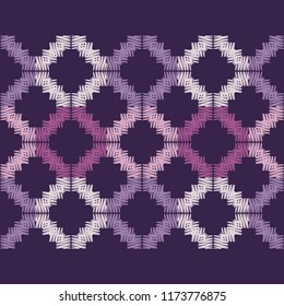 Seamless abstract geometric pattern. Mosaic texture. Brushwork. Hand hatching. Scribble texture. Textile rapport.