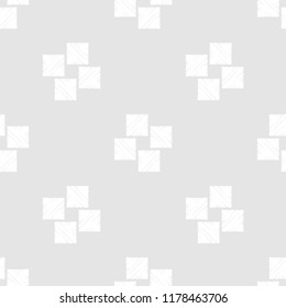 Seamless abstract geometric pattern. Mosaic texture. Brushwork. Hand hatching. Scribble texture. Textile rapport.