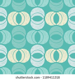 Seamless abstract geometric pattern. Mosaic texture. Brushwork. Hand hatching. Can be used for wallpaper, textile, invitation card, wrapping, web page background.