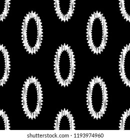 Seamless abstract geometric pattern. Mosaic texture. Brushwork. Hand hatching. Can be used for wallpaper, textile, invitation card, wrapping, web page background.