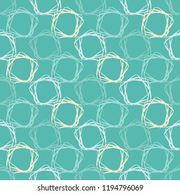 Seamless abstract geometric pattern. Mosaic texture. Brushwork. Hand hatching. Can be used for wallpaper, textile, invitation card, wrapping, web page background.