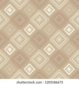 Seamless abstract geometric pattern. Mosaic texture. Brushwork. Hand hatching. Can be used for wallpaper, textile, invitation card, wrapping, web page background.