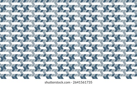 Seamless abstract geometric pattern with oblique stripes n parallelogram composition in blue on white background. Vector illustration, for masculine shirt lady dress cloth cover decoration all over 