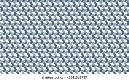 Seamless abstract geometric pattern with oblique stripes n parallelogram composition in blue on white background. Vector illustration, for masculine shirt lady dress cloth cover decoration all over pr