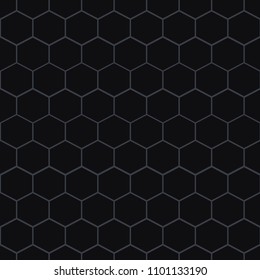 Seamless abstract geometric pattern on a black background. Vector