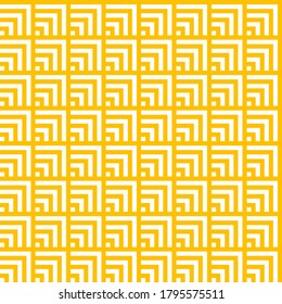 Seamless with abstract geometric pattern on background vector.