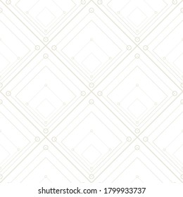 Sin inconvenientes con un patrón geométrico abstracto en el vector de fondo blanco. Diseño sencillo para textura de papel pintado o azulejos de caída.