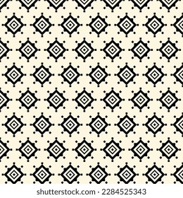 Seamless abstract geometric pattern on light background Vector