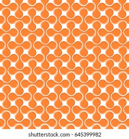 Seamless Abstract Geometric Pattern. Orange seamless. Elegant Repeating Ornament