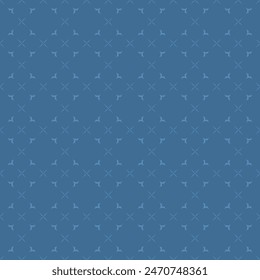 seamless abstract geometric pattern with ornament tribal ethnic  arabic blue background for print fabric banners home decor surface design packaging vector illustration