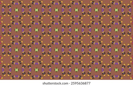 Seamless Abstract Geometric Pattern – Ornamental Decorative Design
