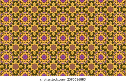 Seamless Abstract Geometric Pattern – Ornamental Decorative Design
