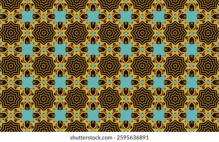 Seamless Abstract Geometric Pattern – Ornamental Decorative Design