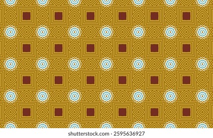 Seamless Abstract Geometric Pattern – Ornamental Decorative Design