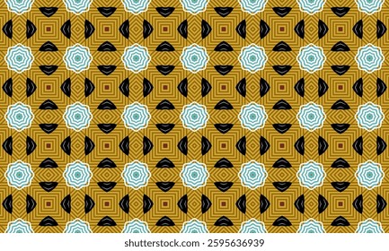Seamless Abstract Geometric Pattern – Ornamental Decorative Design