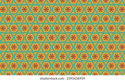 Seamless Abstract Geometric Pattern – Ornamental Decorative Design