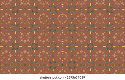Seamless Abstract Geometric Pattern – Ornamental Decorative Design