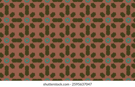 Seamless Abstract Geometric Pattern – Ornamental Decorative Design